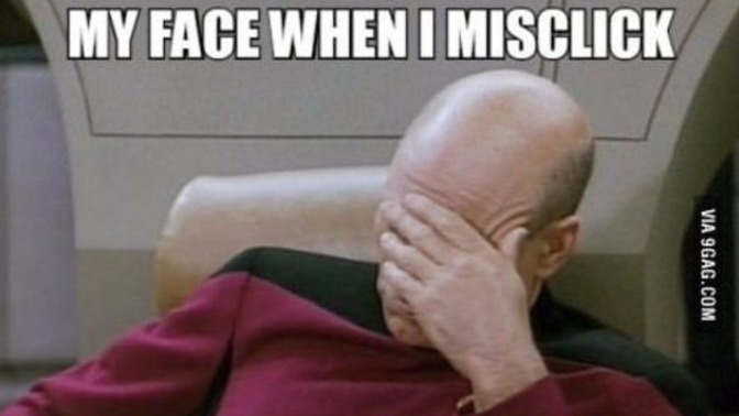 How often do you miss click things on your computer or phone?