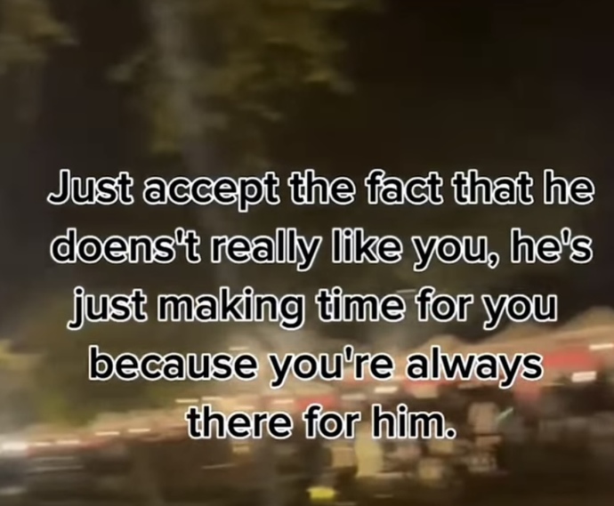 you’re always available, woman.