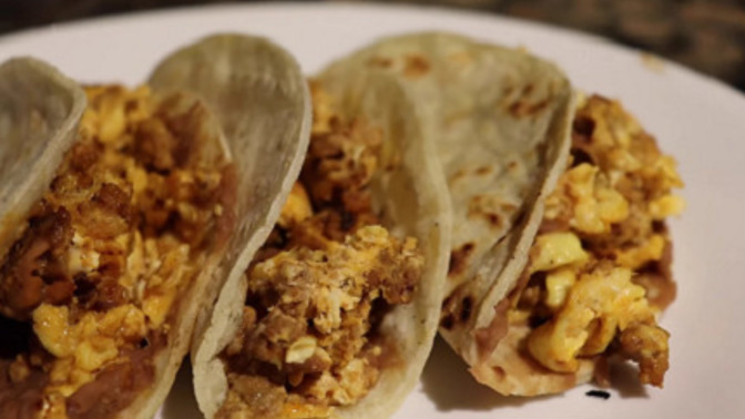 Chorizo breakfast tacos. Yay or nay?