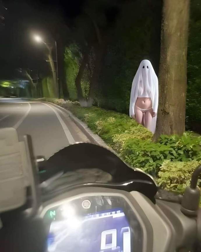 Would you want to meet a ghost 👻?