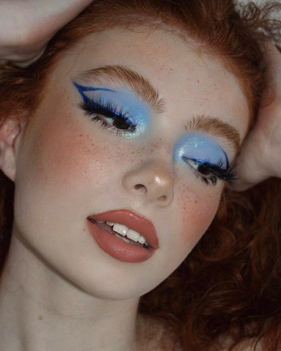 Which blue eyeshadow do you consider to be the boldest?