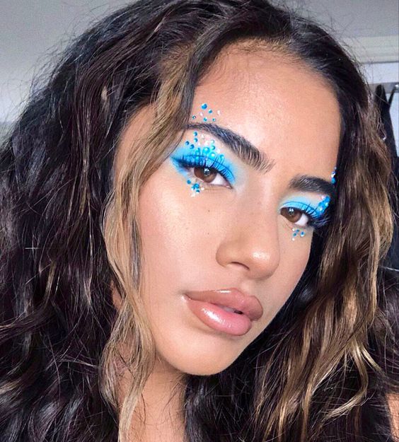 Which blue eyeshadow do you consider to be the boldest?