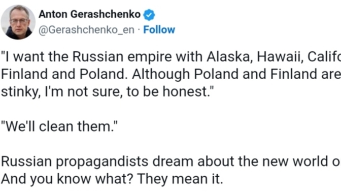 What do you think about this Russian expansionist idea?