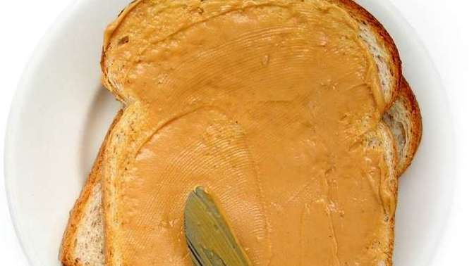 If you make a peanut butter sandwich without jelly, do you put peanut butter on only one slice of bread?