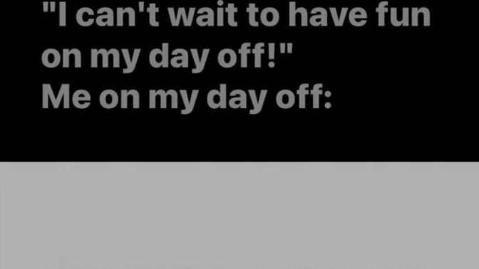 What do you usually do on your day off?