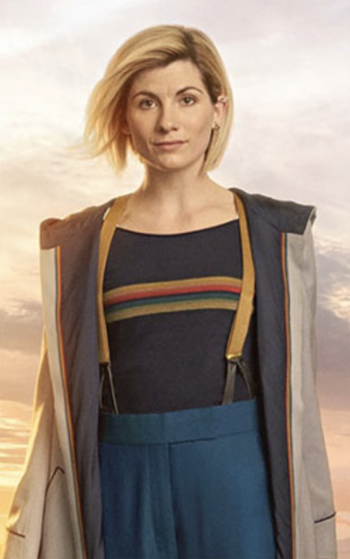 Jodie Auckland Whittaker as the Thirteenth Doctor
