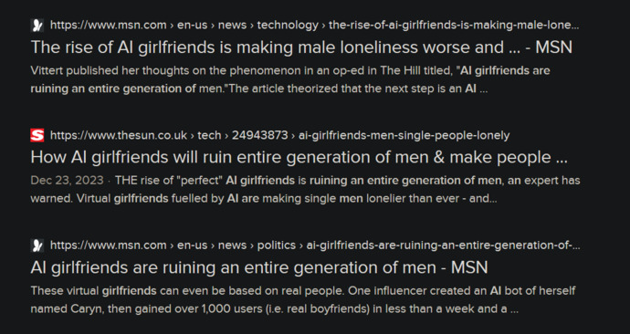 Should there be some AI Boyfriend simulator for the girls?