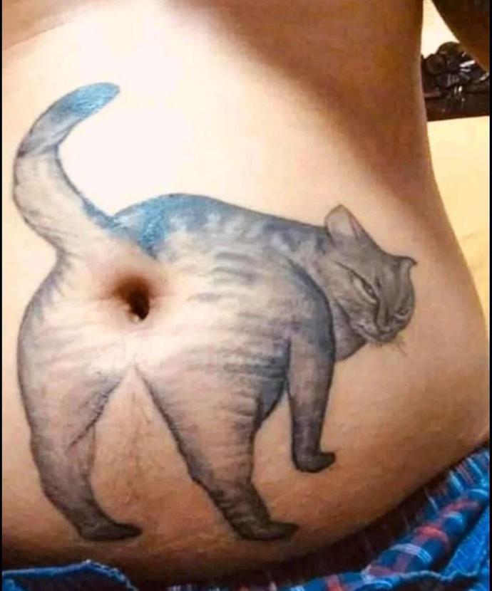 Would you go out in public with someone who had an visible inappropriate tattoo on their body?