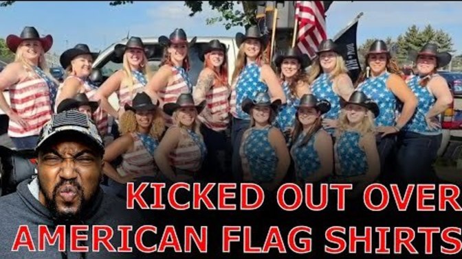 What do you think of the Line Dancing group that was told they were not permitted to perform in Seattle, because of their American Flag Costumes?