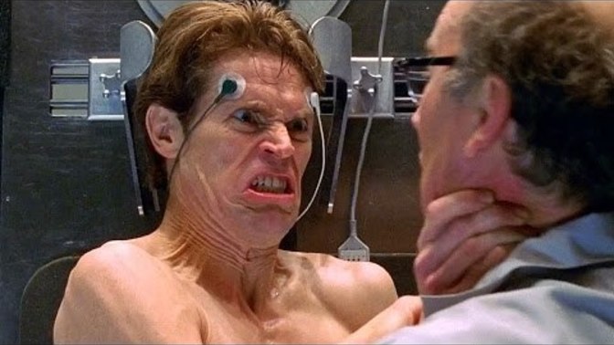 Raimi Spider-Man trilogy] About Osborns reflection in the mirror?