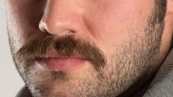 Do you think this beard style " big moustache + stubble" attractive considering the style only not the overall look just the style?