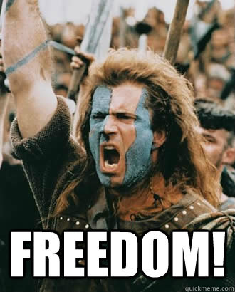 There is no substitute for Freedom!