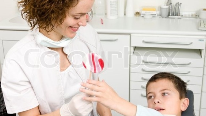 Did your dentist ever give you toys or candy as a kid after a cleaning?