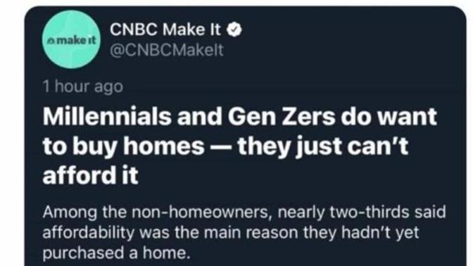 So why’s it so hard to afford a house if rent is the same price?