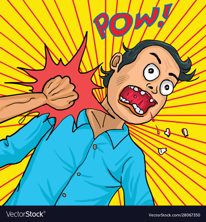 What would you do if someone accidentally punched you in the face 13 times?