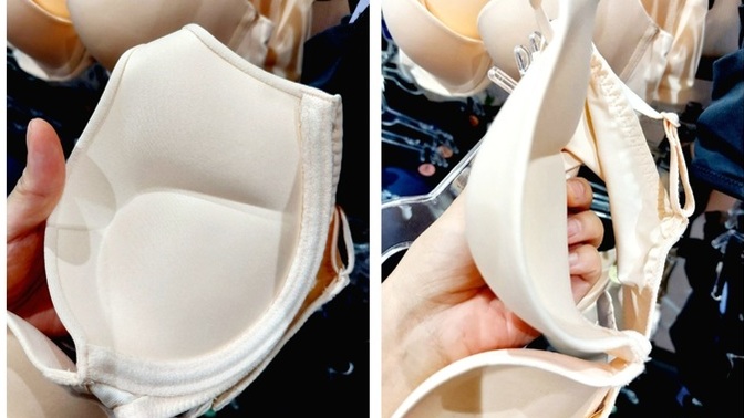 Can you tell if a woman wears a padded bra?