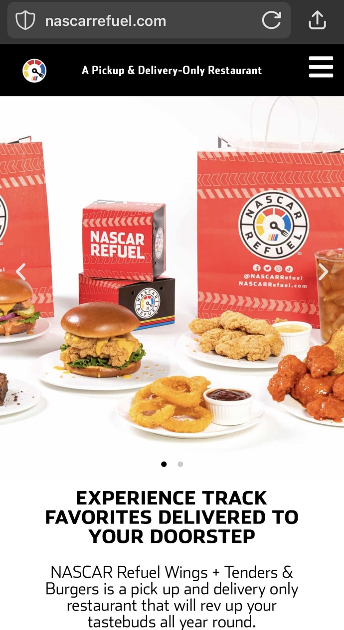 Whaddya think about NASCAR branded delivery & takeout?