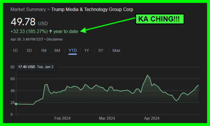 Nice Payday for President Trump tomorrow. How would you like to wake up to a payday like this?