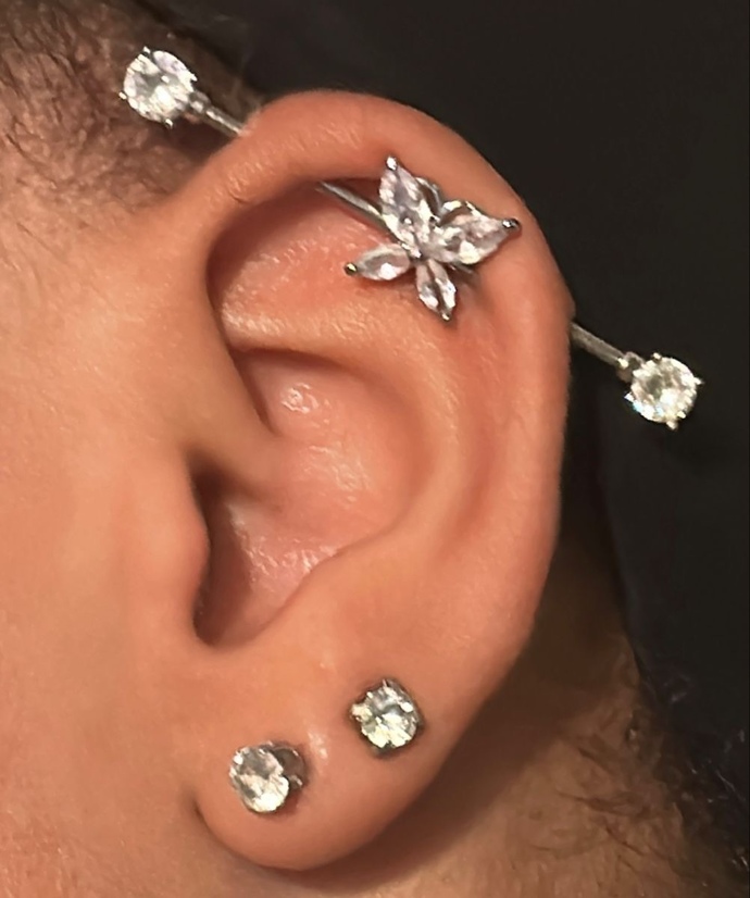 What do you think of the industrial piercing?