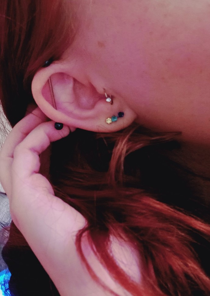 What do you think of the industrial piercing?