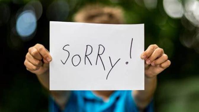 What is something you need to apologize to your parents for?