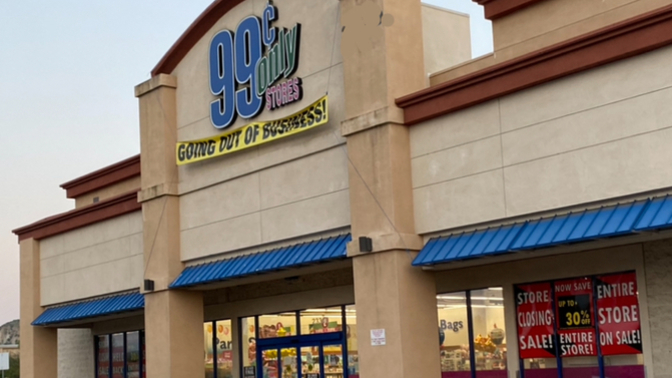 When a dollar store is going out of business does that mean America has hit rock bottom?