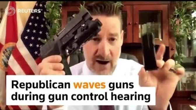 Are Republicans pro-guns because, (as we all know), they would lack the courage to do anything without them?