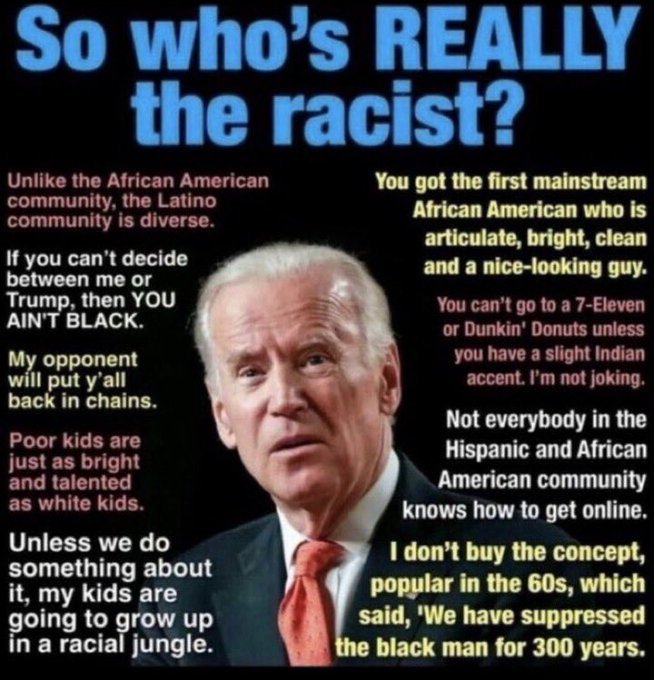 No doubt about it. Trump's a Racist... Right?