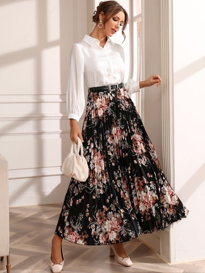 Do long skirts look good? How do you like to style them?