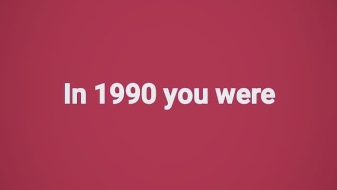 In the year 1990, where were you and how old were you 🤣 ?