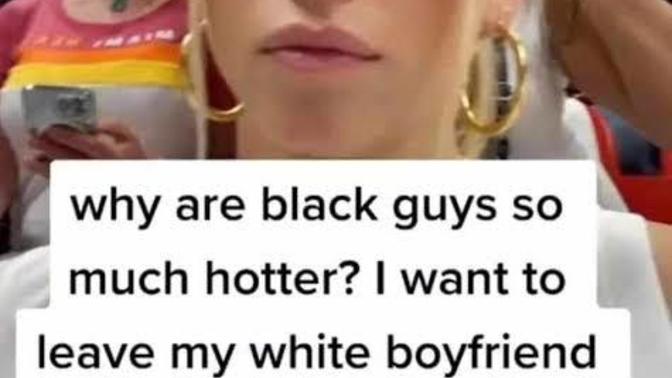 White men, would you be okay with your white girlfriend posting this kind of content on social media?