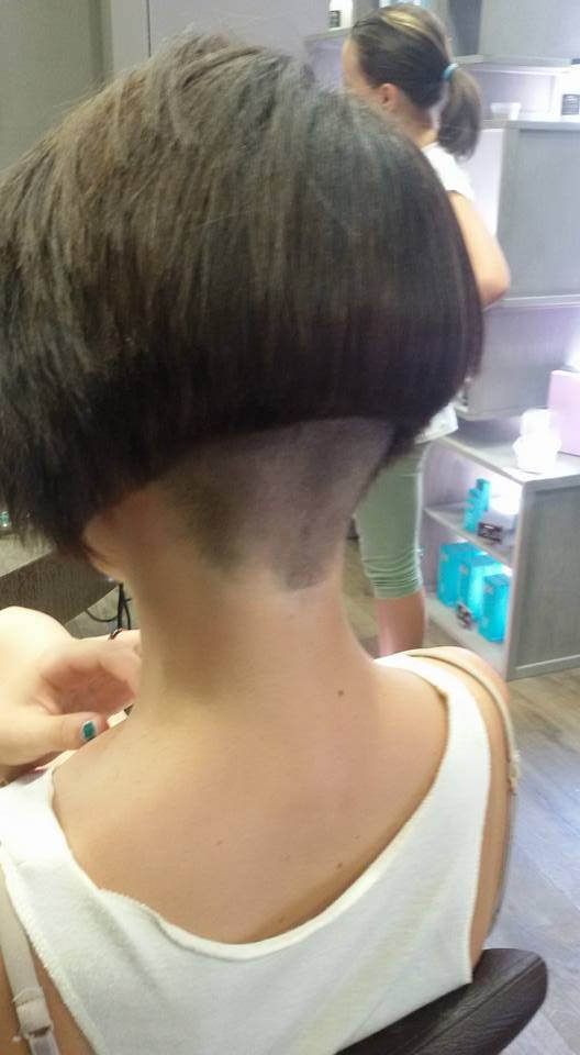 Which hairstyle is more attractive on a woman?