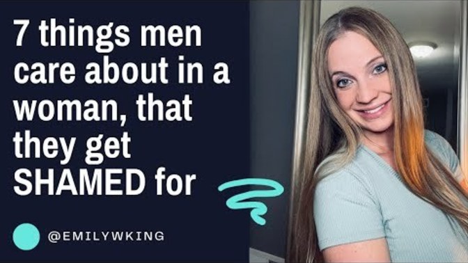 What in your opinion do you feel men get shamed for too often that they shouldn't?