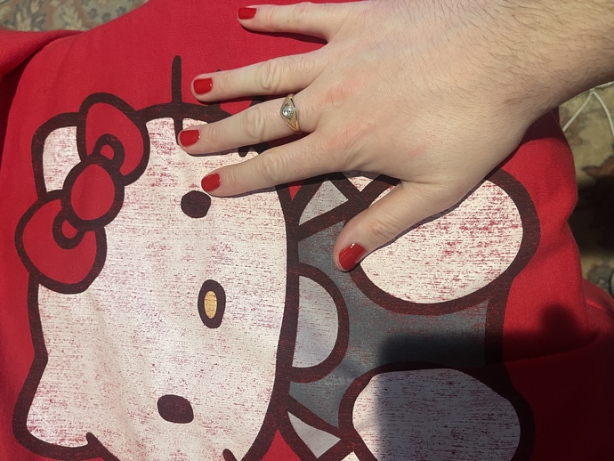 Honest thoughts of a boy with red painted nails?