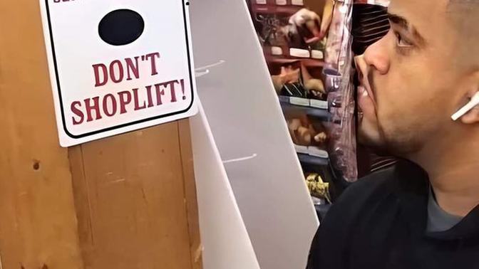 Would this sign do any good at stopping retail theft that has gotten out of hand?