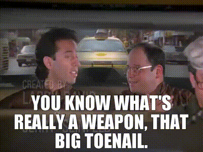 How do you trim your TOENAILS?