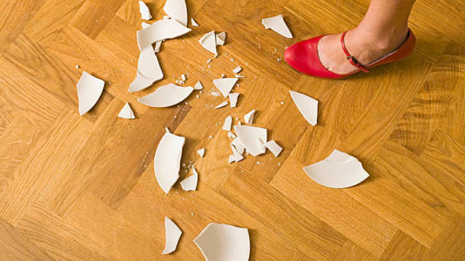 My wife throws things when she is angry. Does she have anger issues or what?