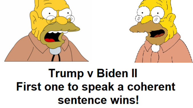 Are both Trump and Biden supporters in denial about their candidate's mental faculties?