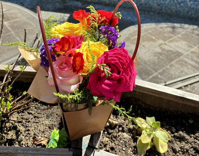Do you like my flower bouquet?