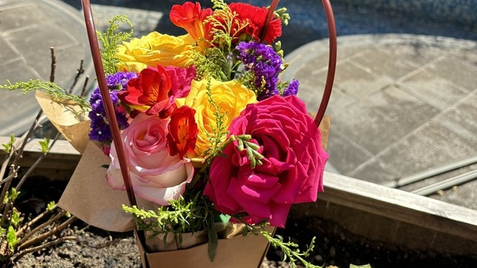 Do you like my flower bouquet?