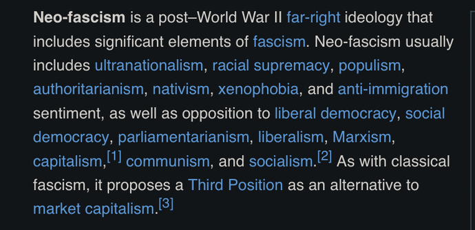 Does Trump fit the neo-fascist label?