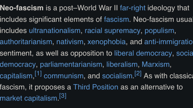 Does Trump fit the neo-fascist label?
