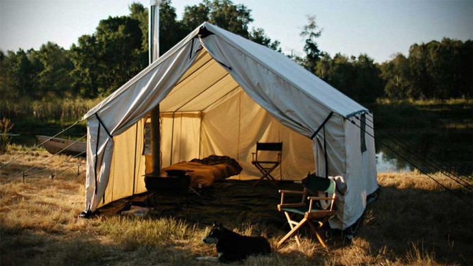How are these 2 types of tents called?