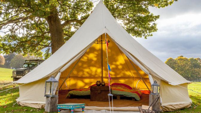 How are these 2 types of tents called?
