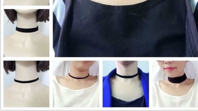 What kind of vibes do chokers give off?