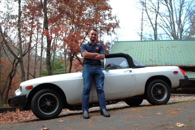 Me with my car in the smokey mountains. 