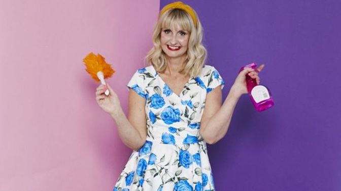 Do you get lost trying on different clothes when you are cleaning at home?