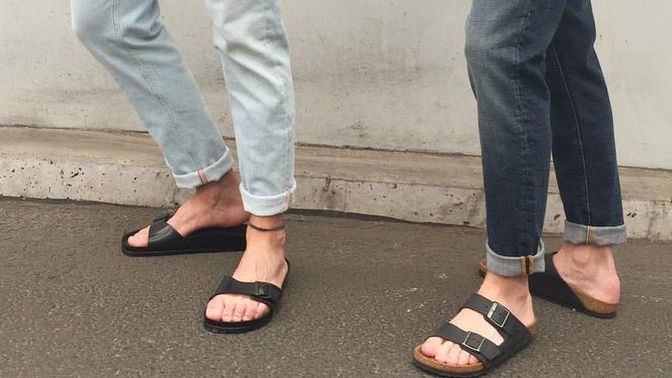 Girls, Ladies, what do you think about men who wear Birkenstocks with jeans? Why?