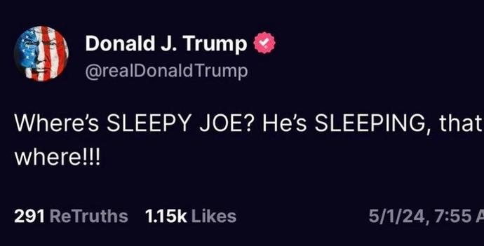 Sleep Joe Whom?