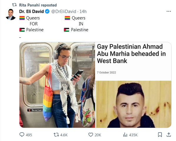 Are LGBTQ people who support Hamas oblivious?